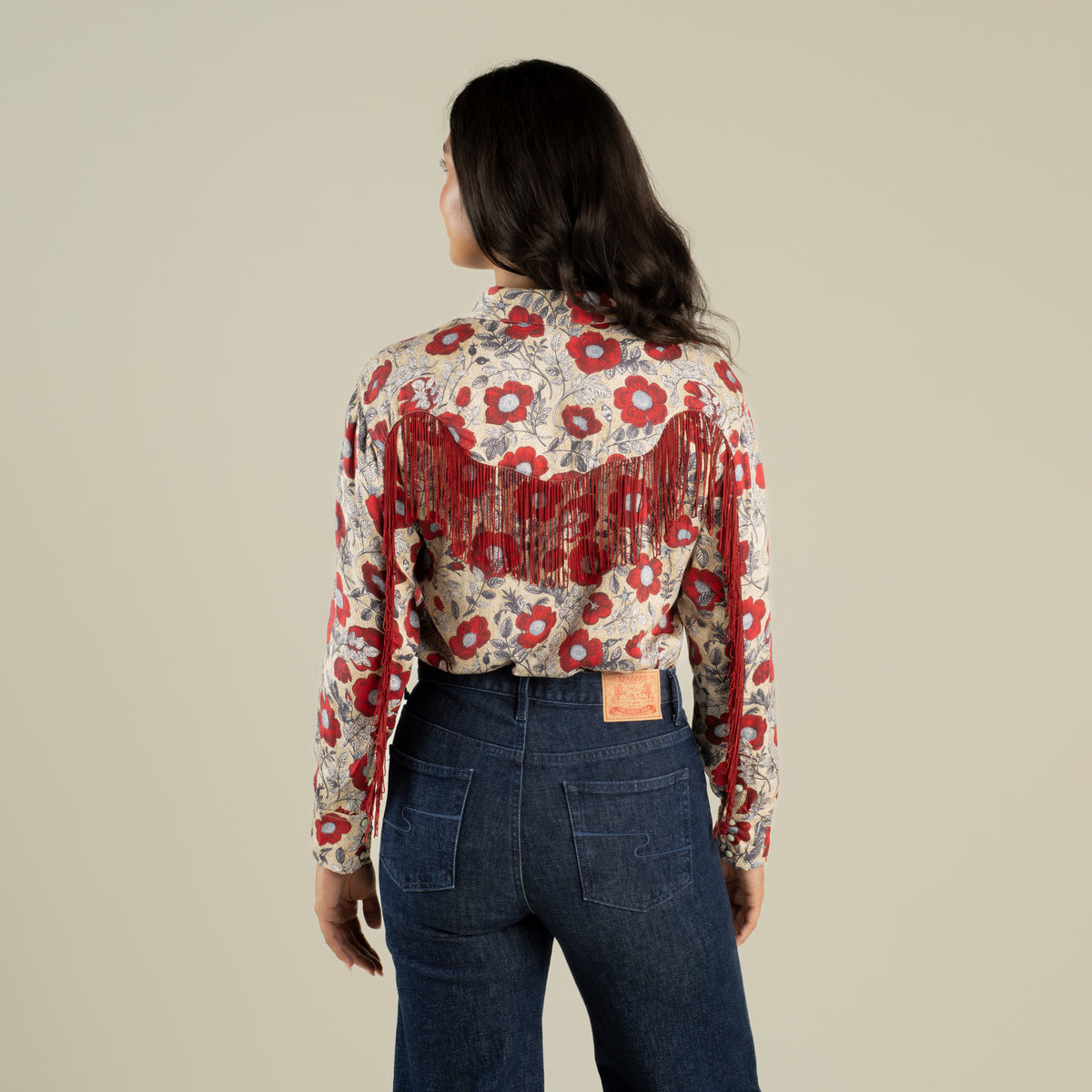 June Blouse - Desert Floral - Rosado