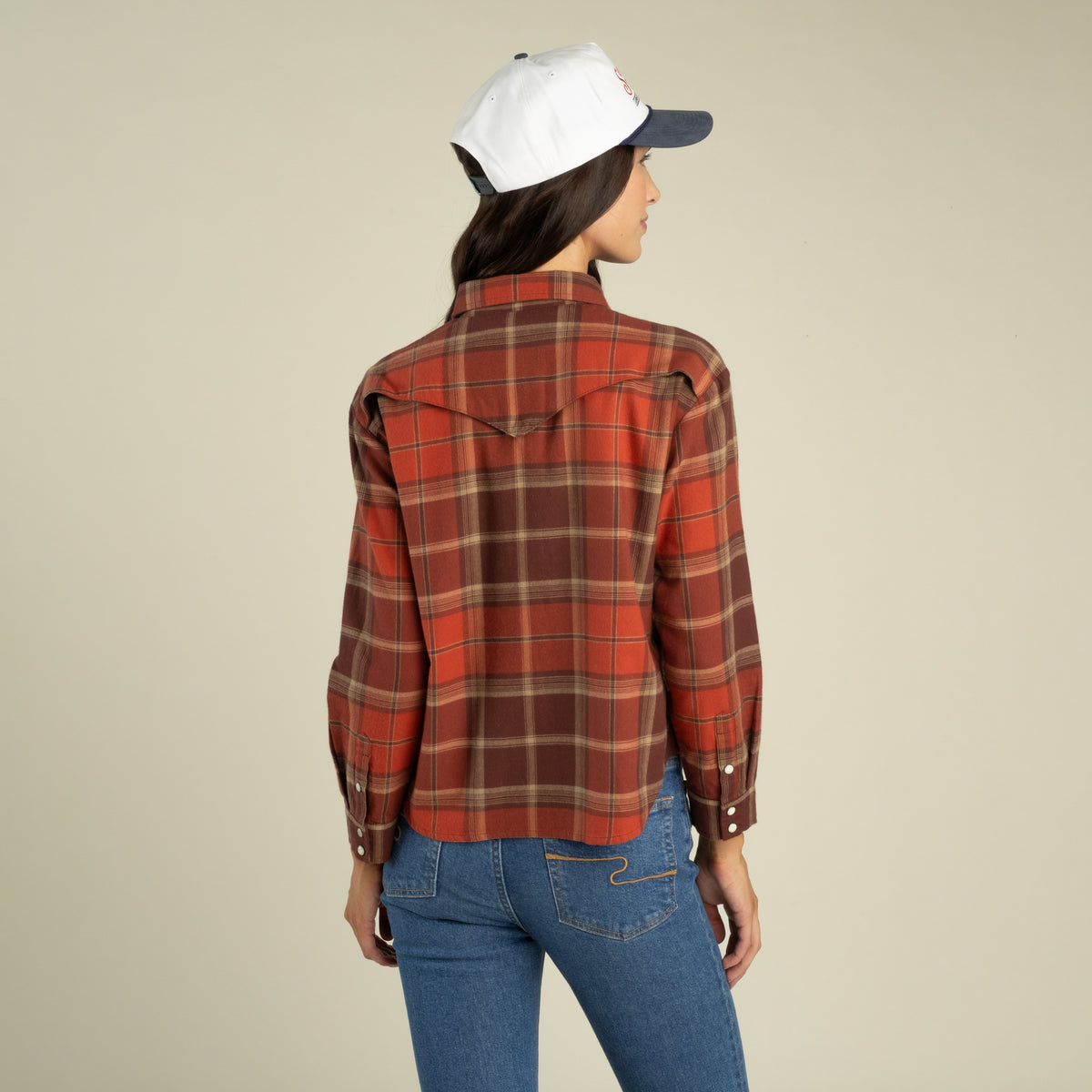 Women's Durango Flannel - Pearlsnap - Durango Plaid - Redrock