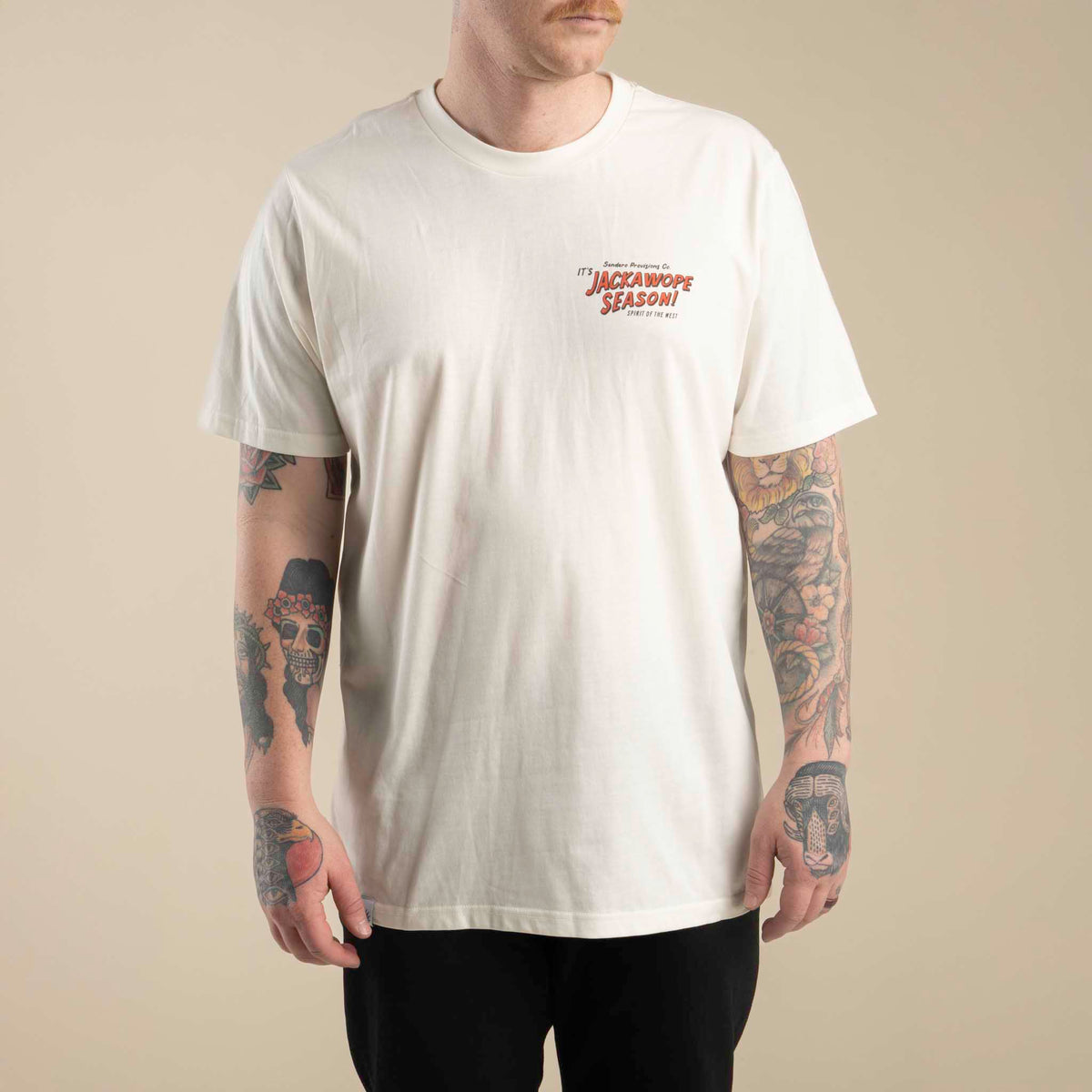 Jackawope T-Shirt - Vintage White