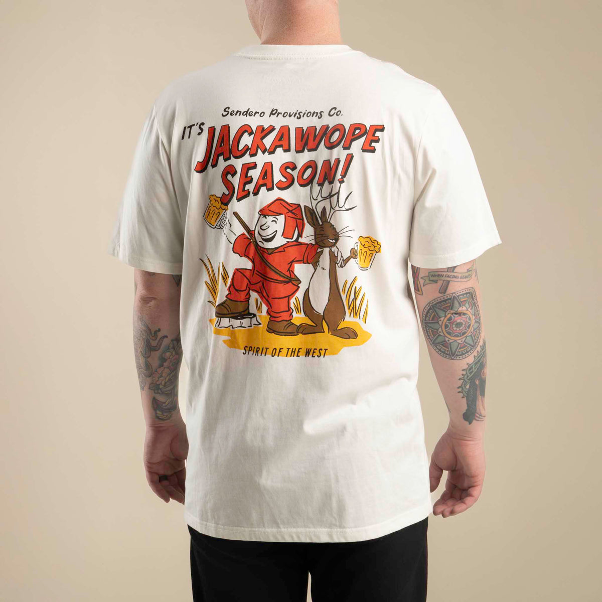 Jackawope T-Shirt - Vintage White