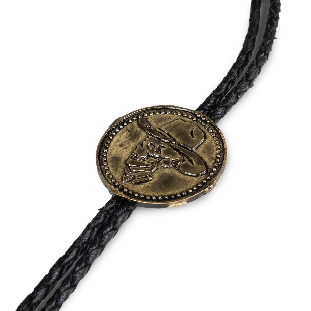 Quitado Bolo Tie - Antique Brass