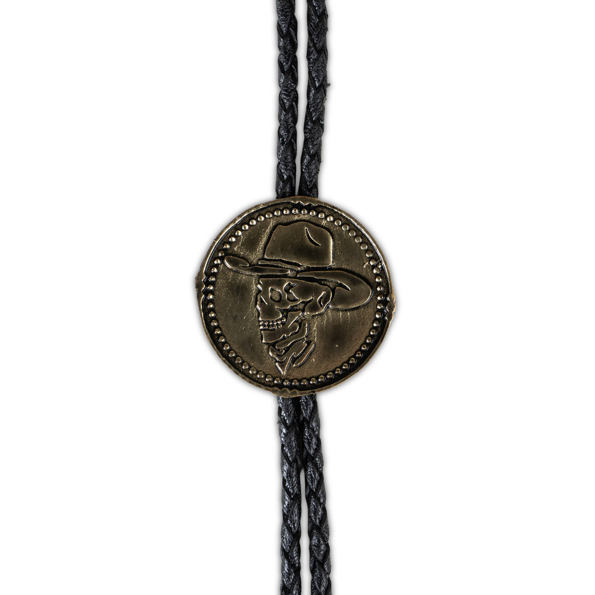 Quitado Bolo Tie - Antique Brass