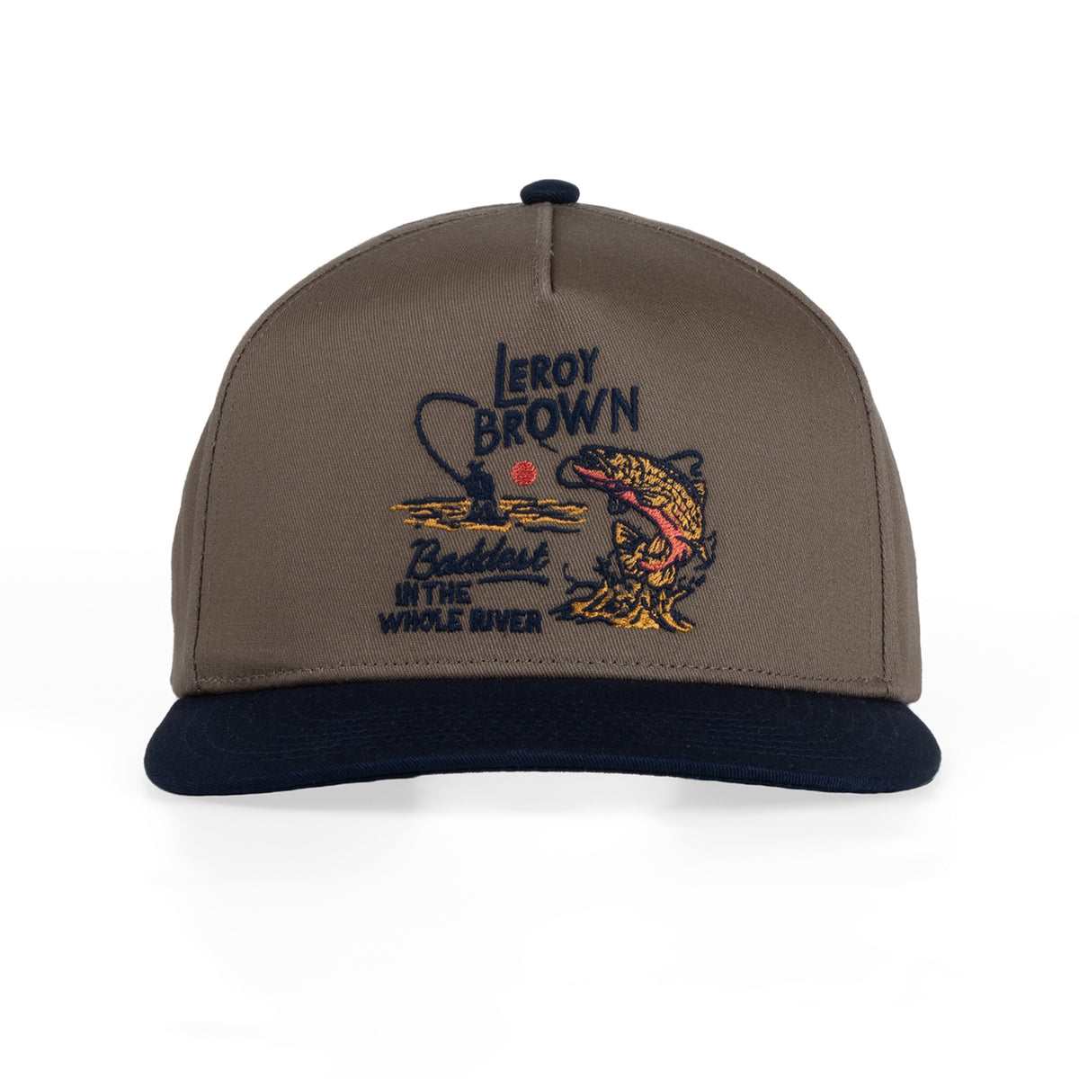 Leroy Brown Hat - Brown/Navy
