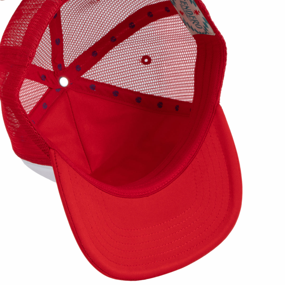 Rowdy Hat - White/Red
