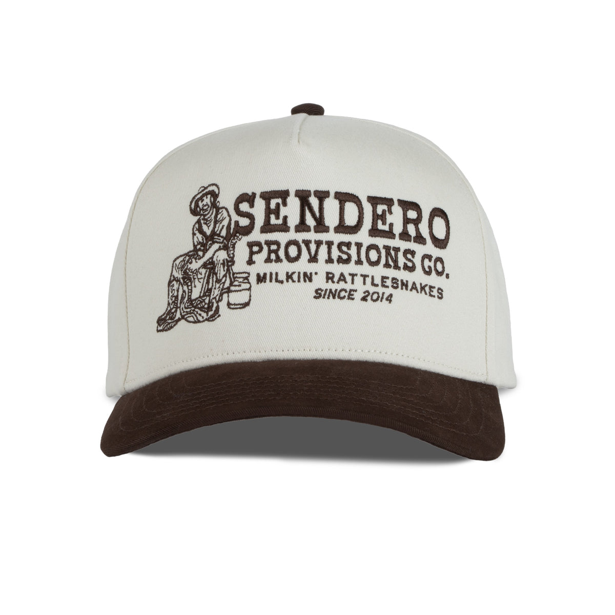 Milkin' Rattlesnakes Hat - Cream/Brown