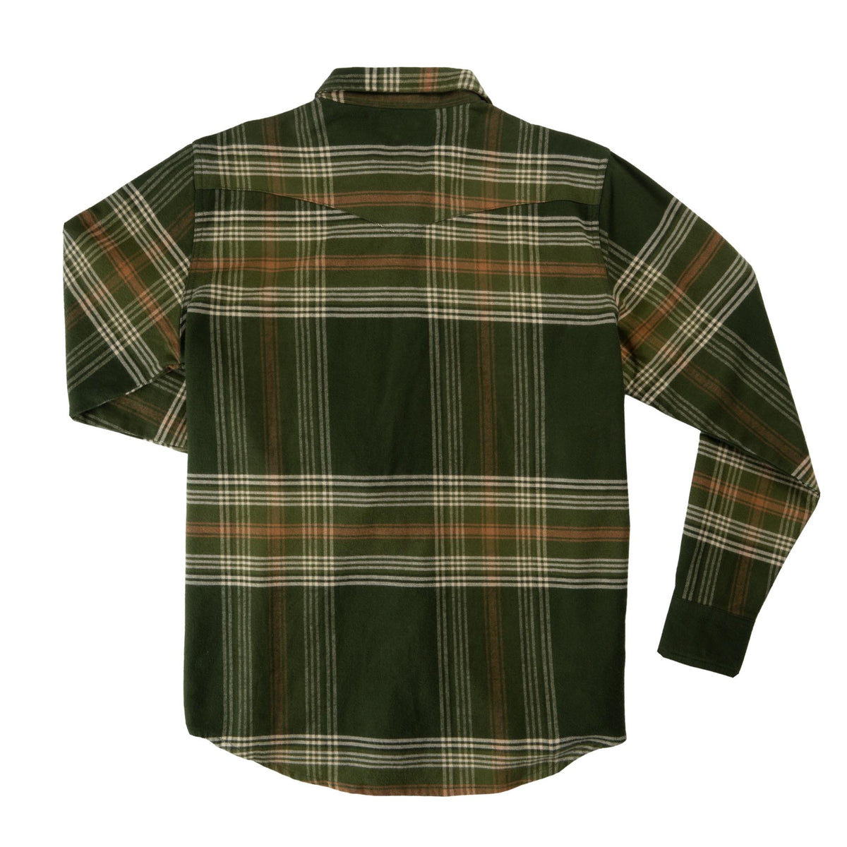 Durango Flannel - Lightweight Stretch - Green/Yellow