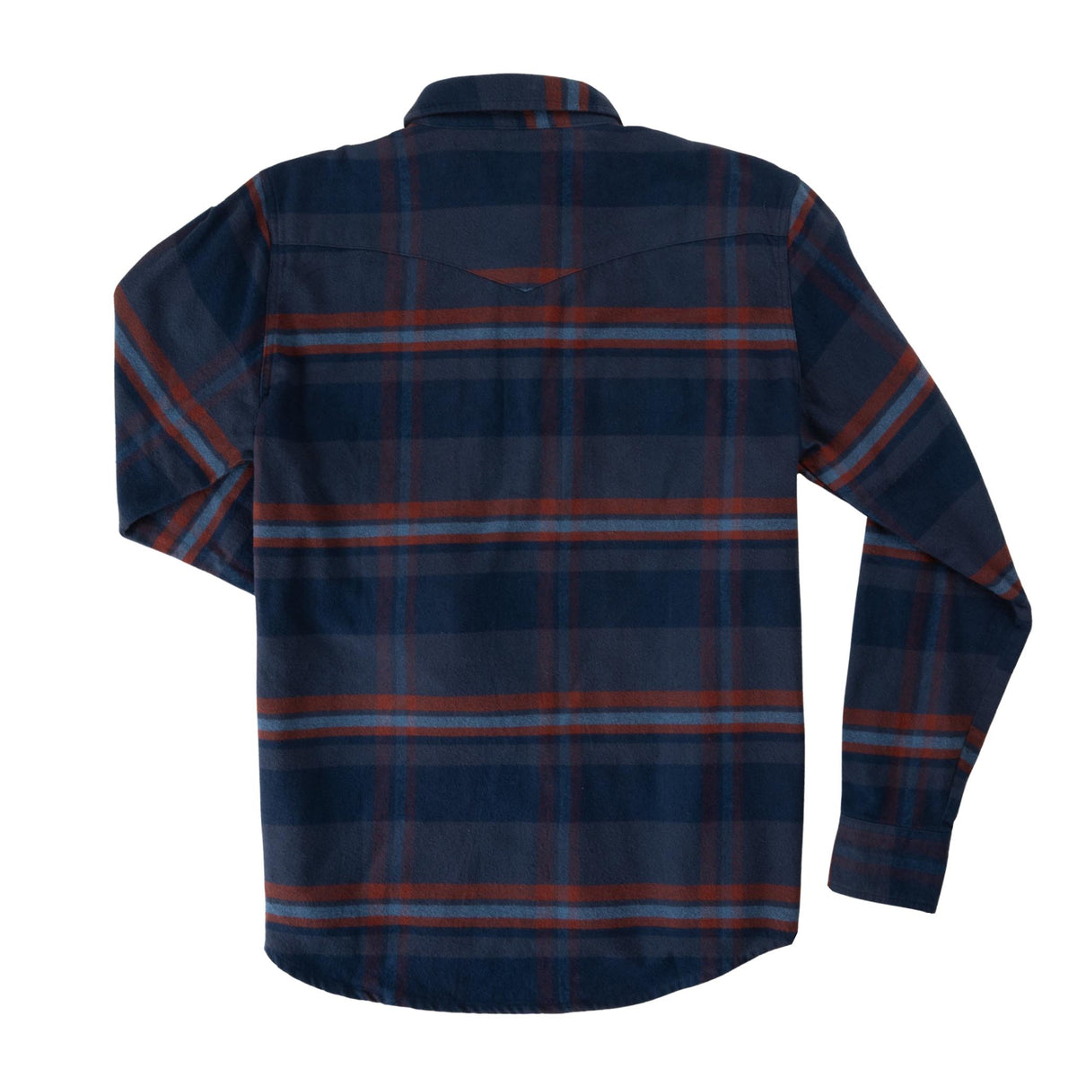 Durango Flannel - Midweight - Charcoal/Navy/Red