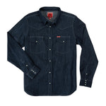The Wyatt Pearl Snap Long Sleeve Denim Shirt