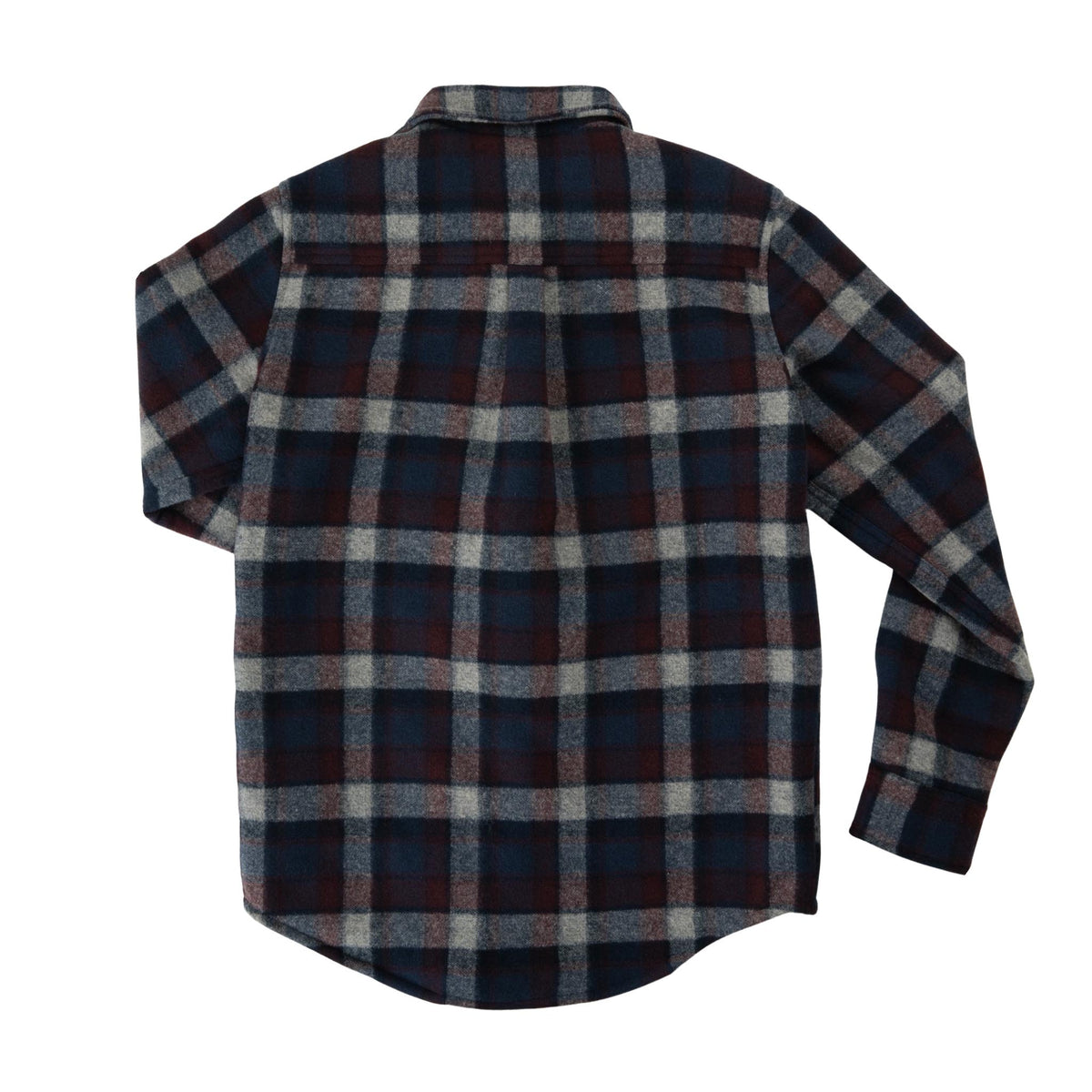 Pinedale Flannel Shirt - Burgundy/Cream/Navy
