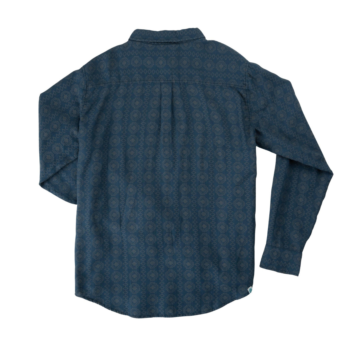 City Slicker Long Sleeve Shirt - Ojinaga - Blue