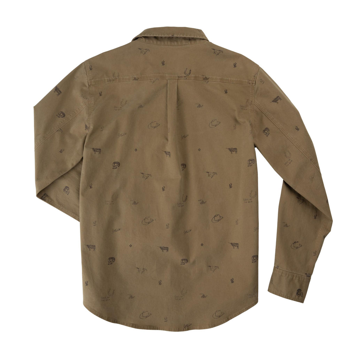 Buckaroo Long Sleeve Shirt - Saddle Brown