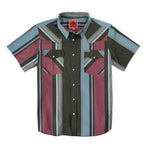 The Wyatt Pearl Snap Short Sleeve Print Shirt