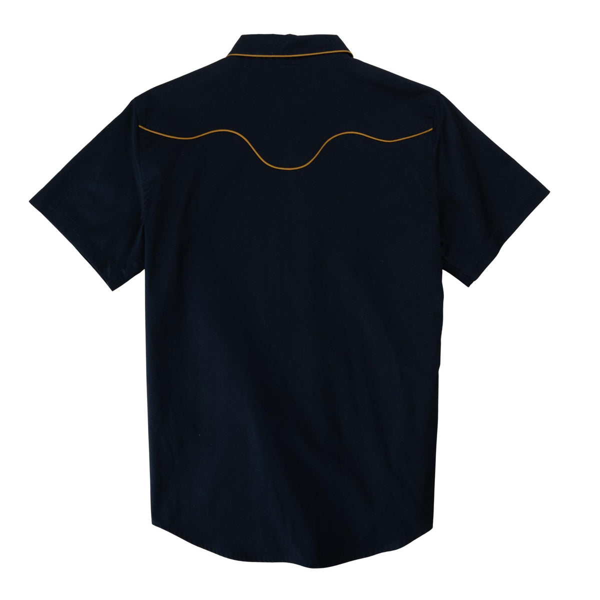 The Prescott Western Shirt - Lariat Navy/Gold