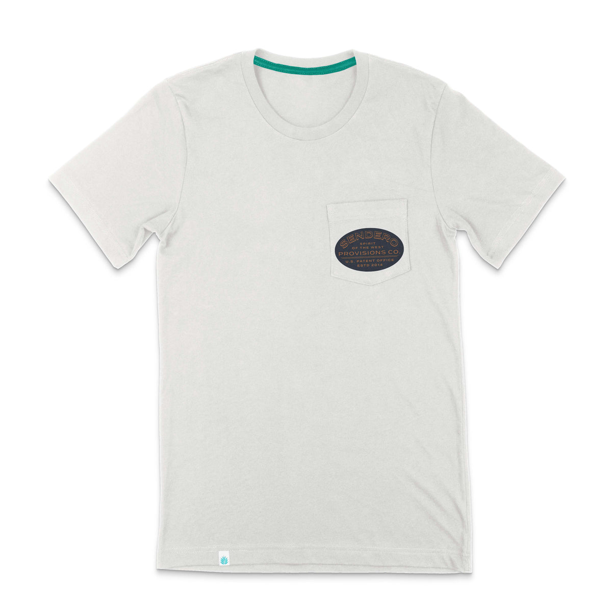 Jackalope Pocket T-Shirt - Vintage White