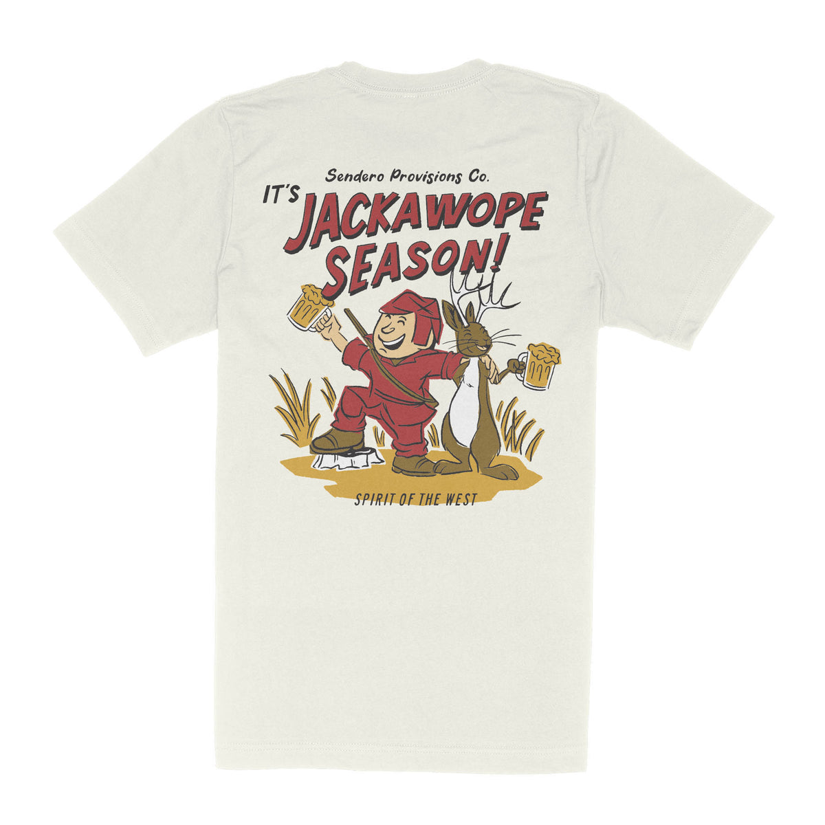 Jackawope T-Shirt - Vintage White