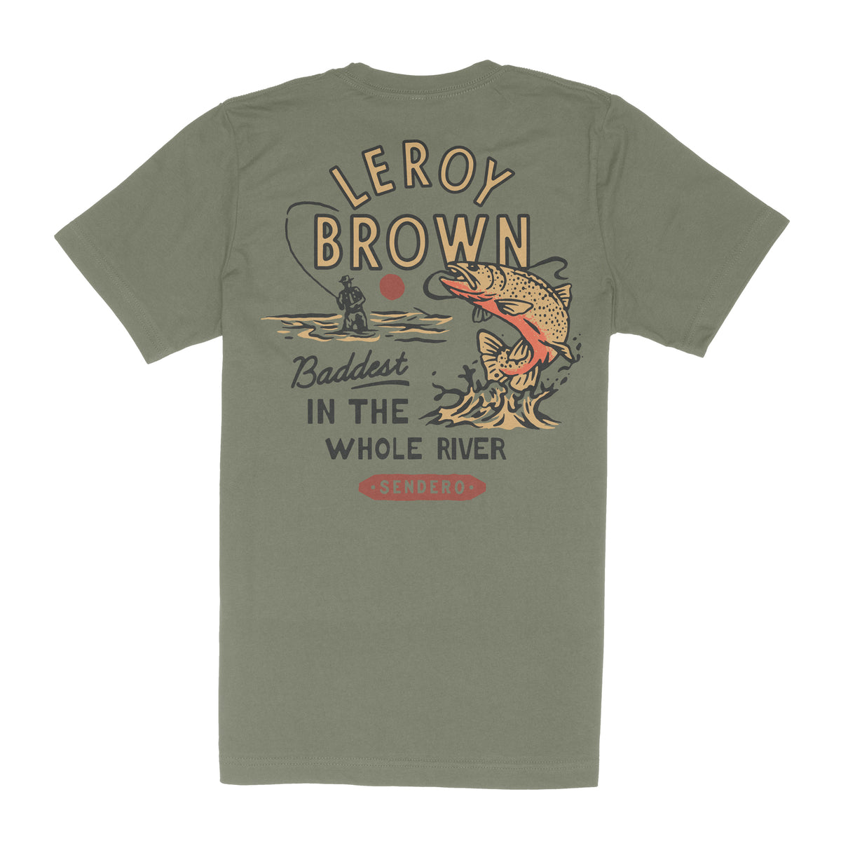 Leroy Brown T-Shirt - Sage