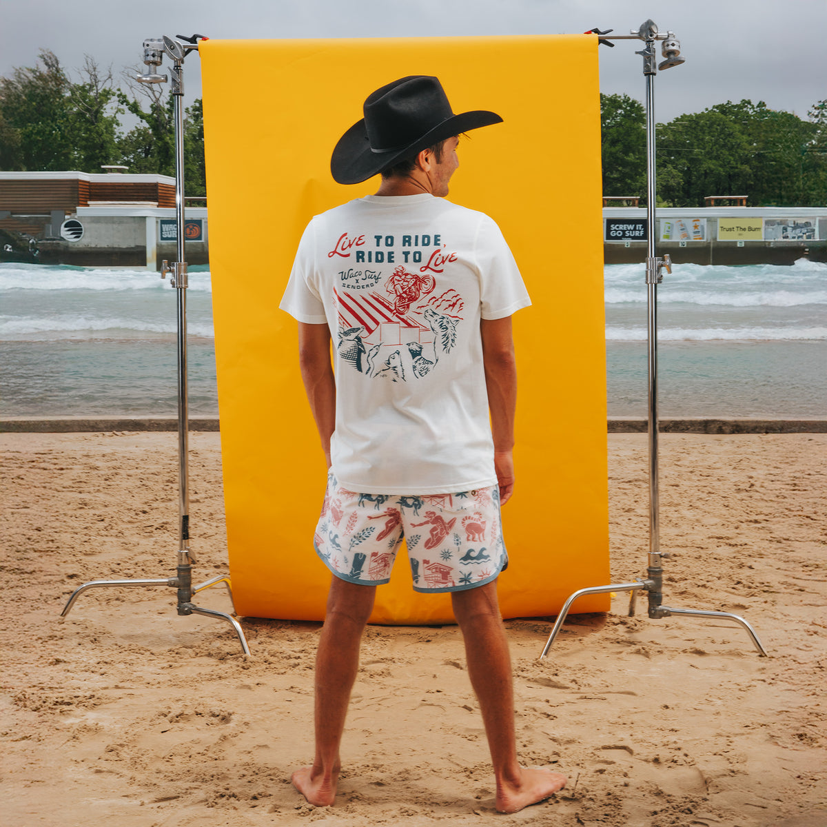 Sendero x Waco Surf Live to Ride T-Shirt