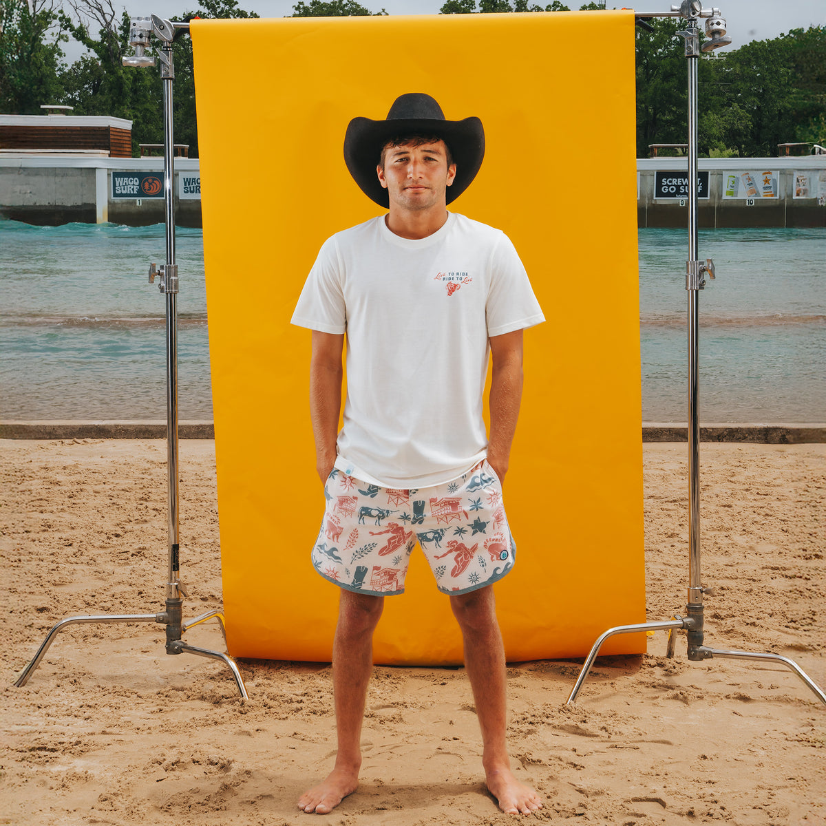 Sendero x Waco Surf Live to Ride T-Shirt
