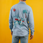 Sendero X Waco Surf Embroidered Pearl Snap