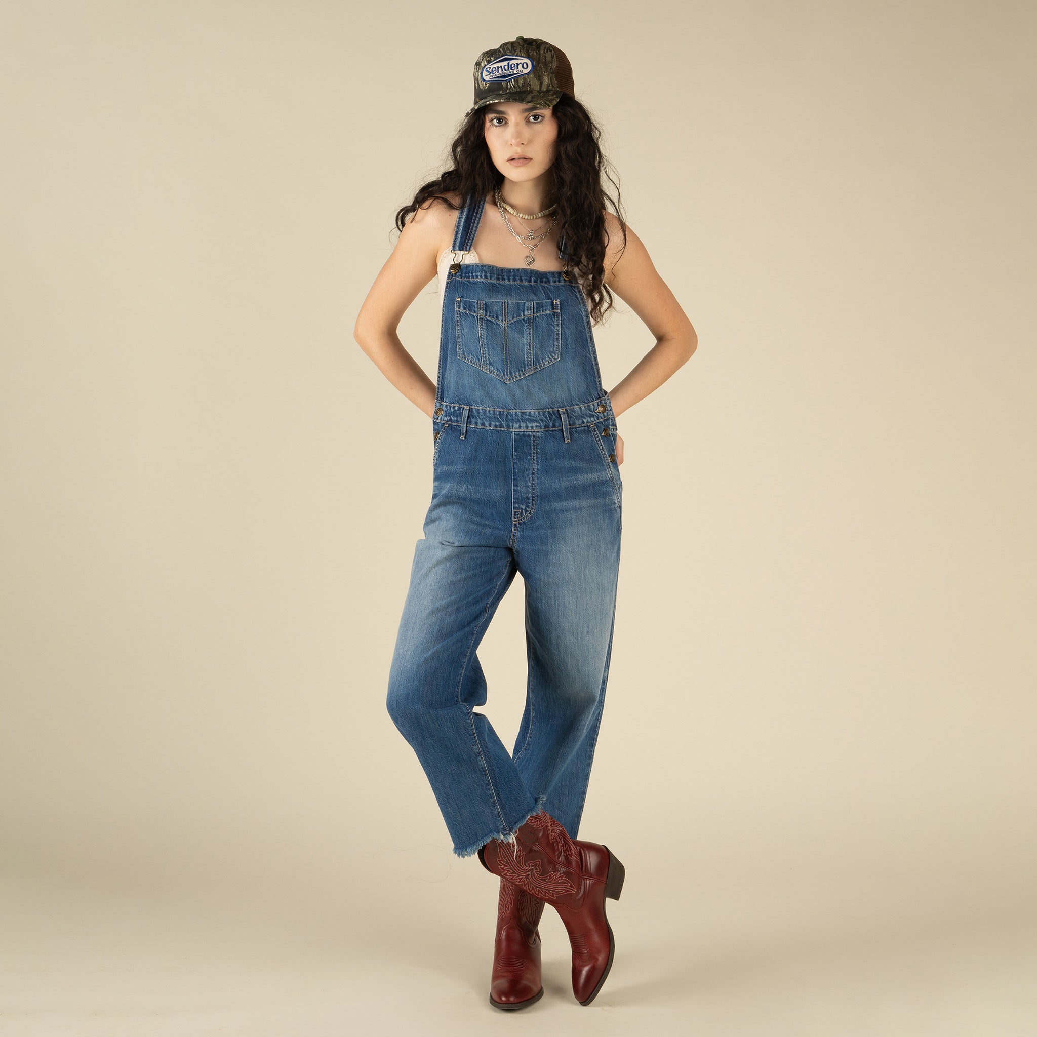 The Juniper Overall - Old Worn Indigo | Other Apparel | Sendero ...