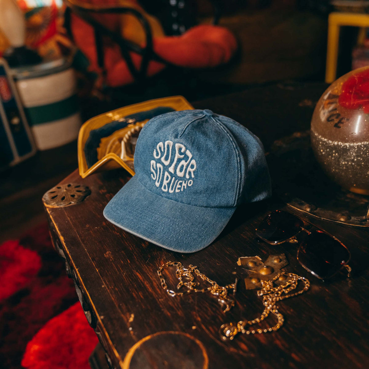 So Bueno Hat - Washed Denim
