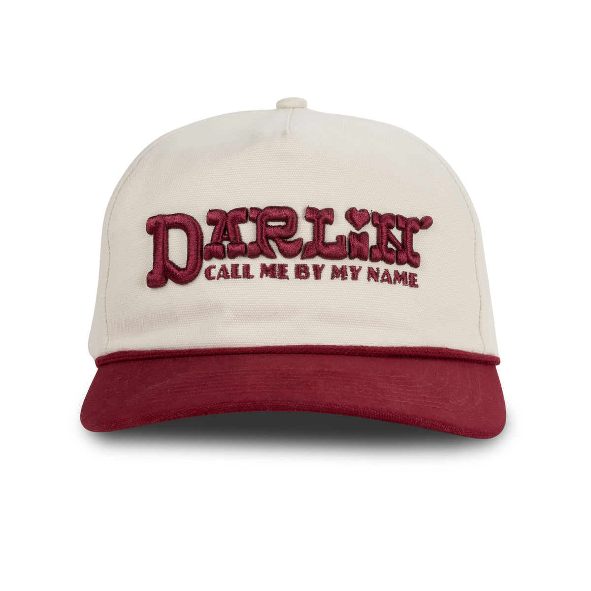 Darlin' Hat - Cream/Maroon
