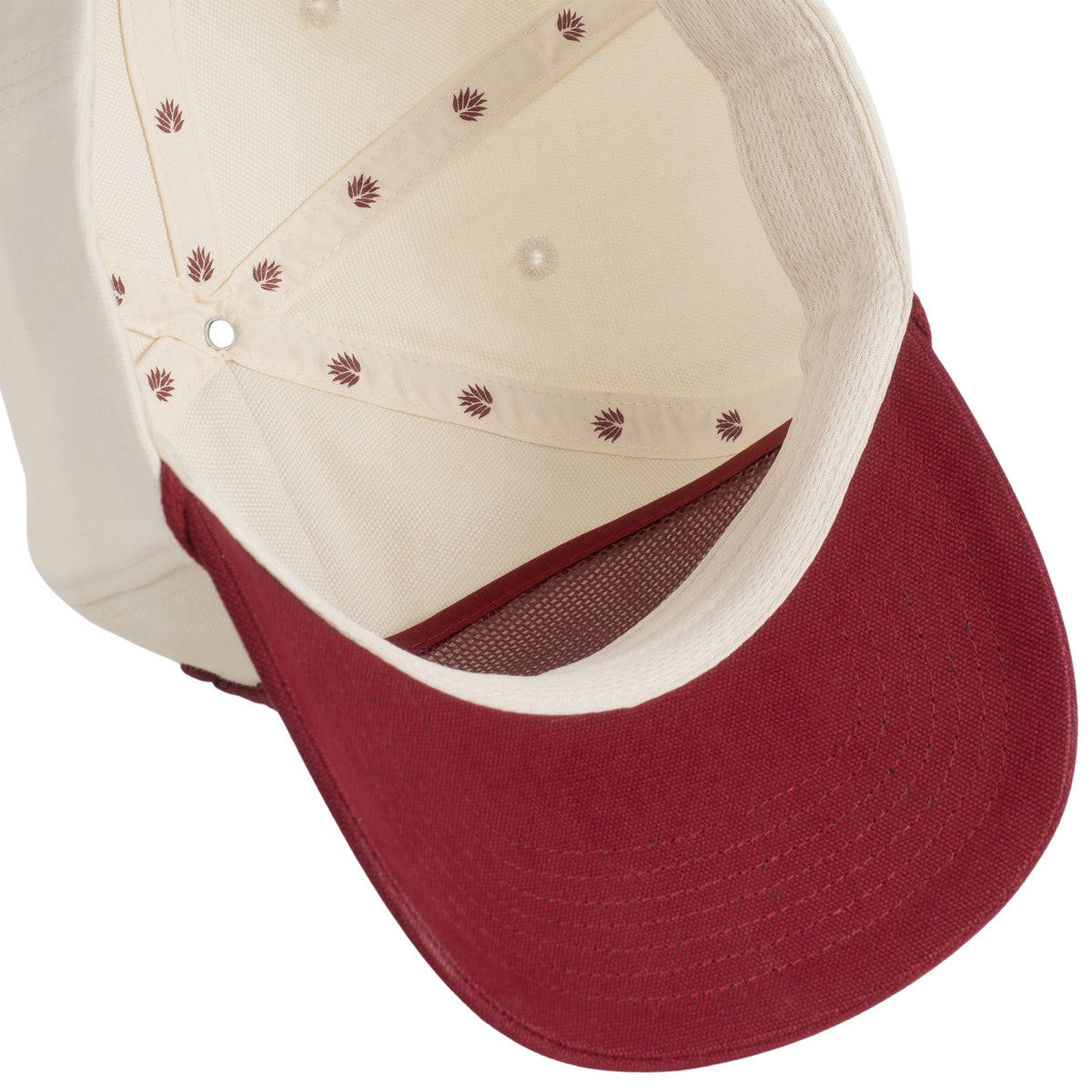 Darlin' Hat - Cream/Maroon