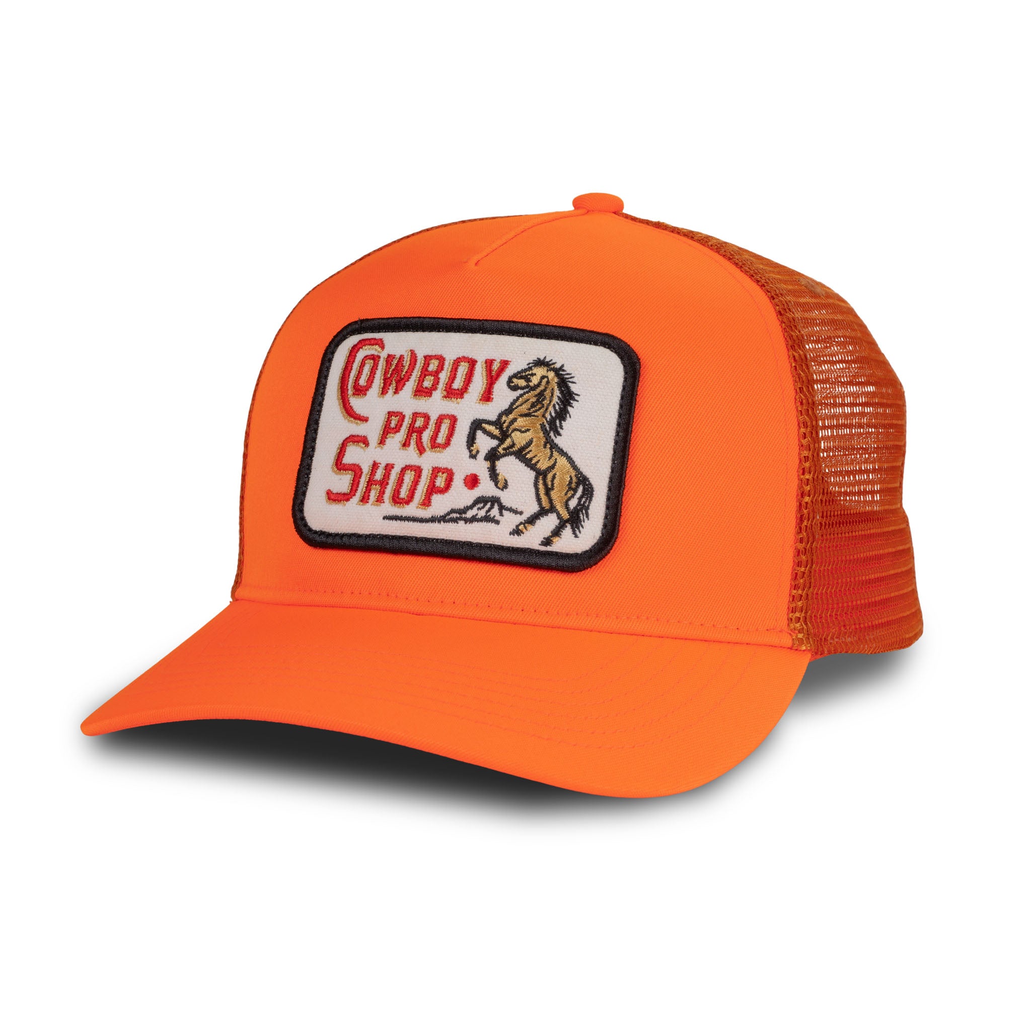Cowboy Pro Shop Hat - Orange | Baseball Hat | Sendero – Sendero ...