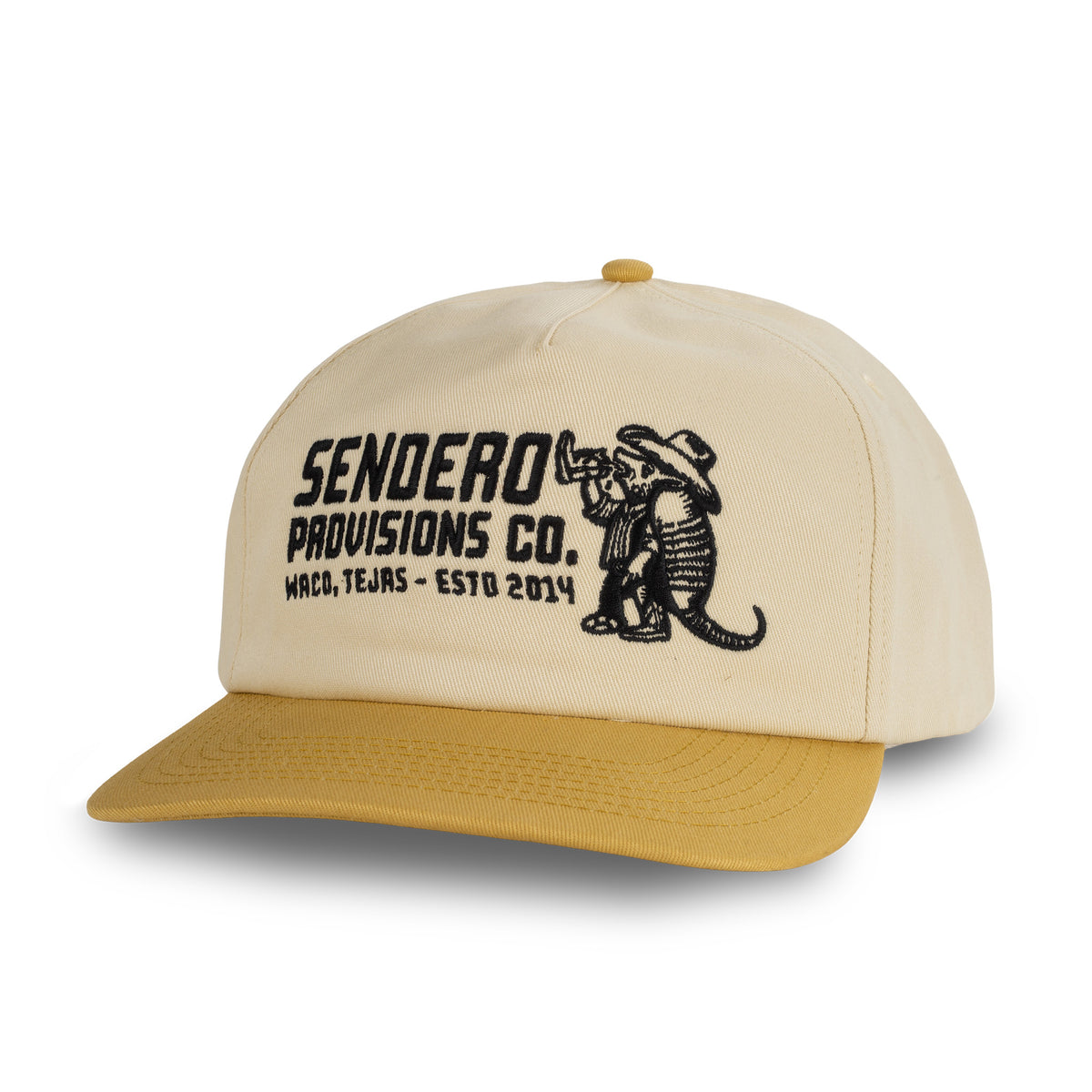 Armadillo Hat - Cream/Mustard