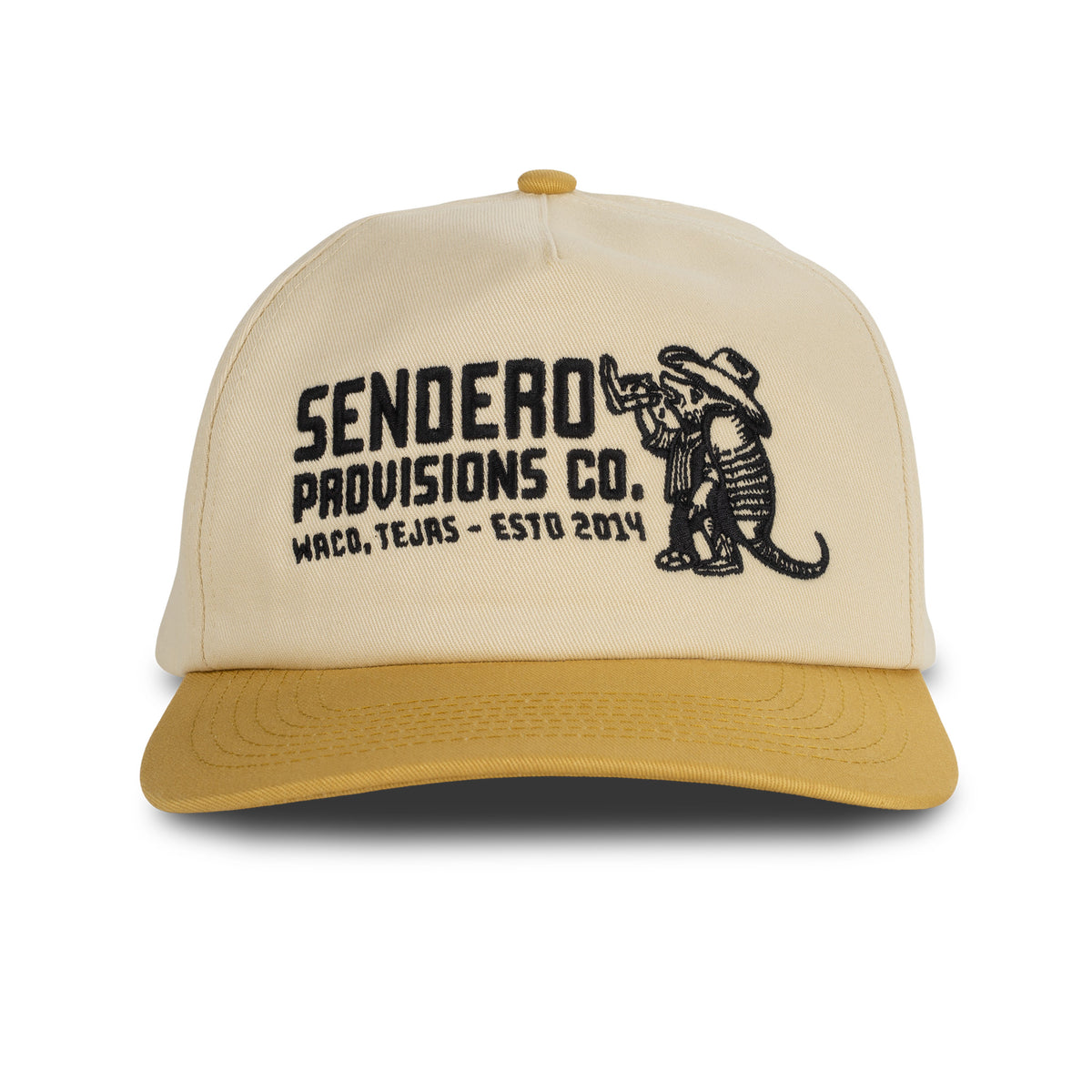 Armadillo Hat - Cream/Mustard