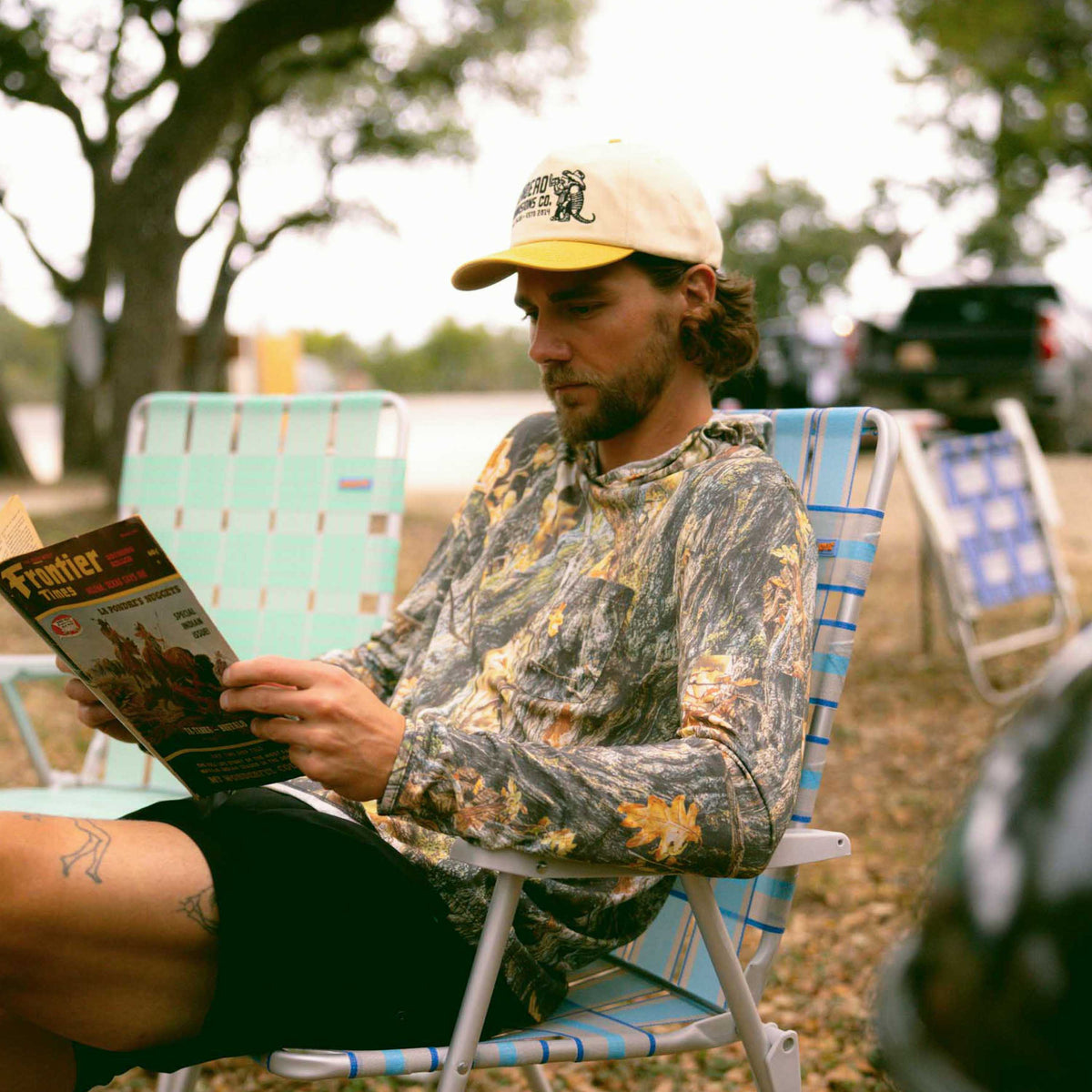 Armadillo Hat - Cream/Mustard