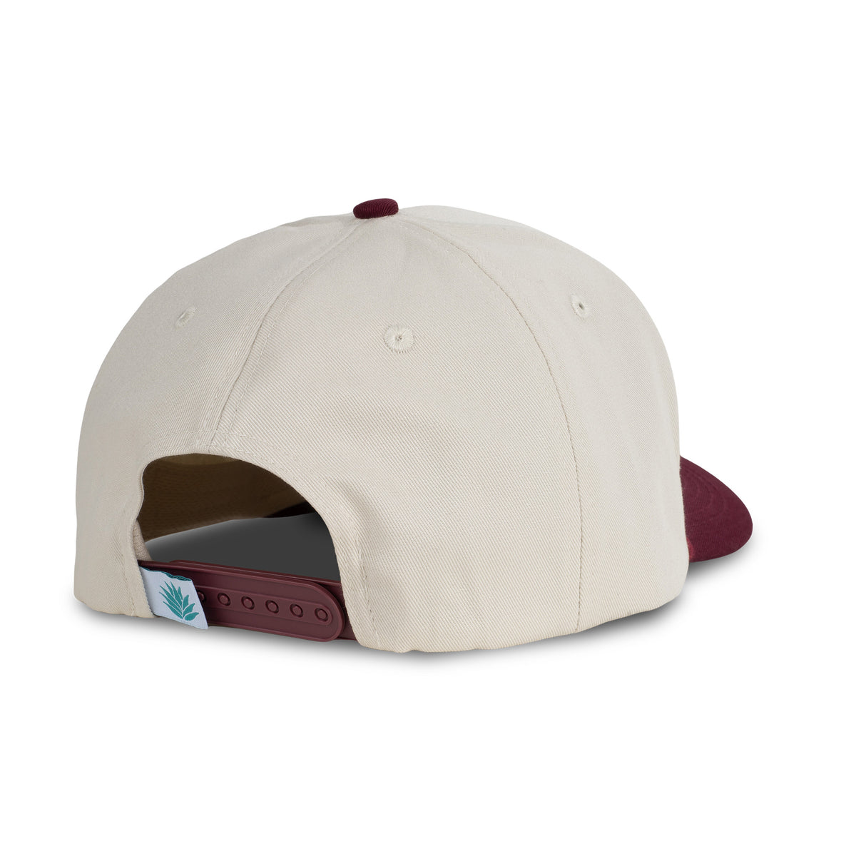 Cowboy Drawin' Hat - Cream/Maroon