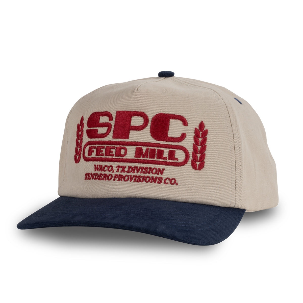 Feed Mill Hat - Cream/Navy