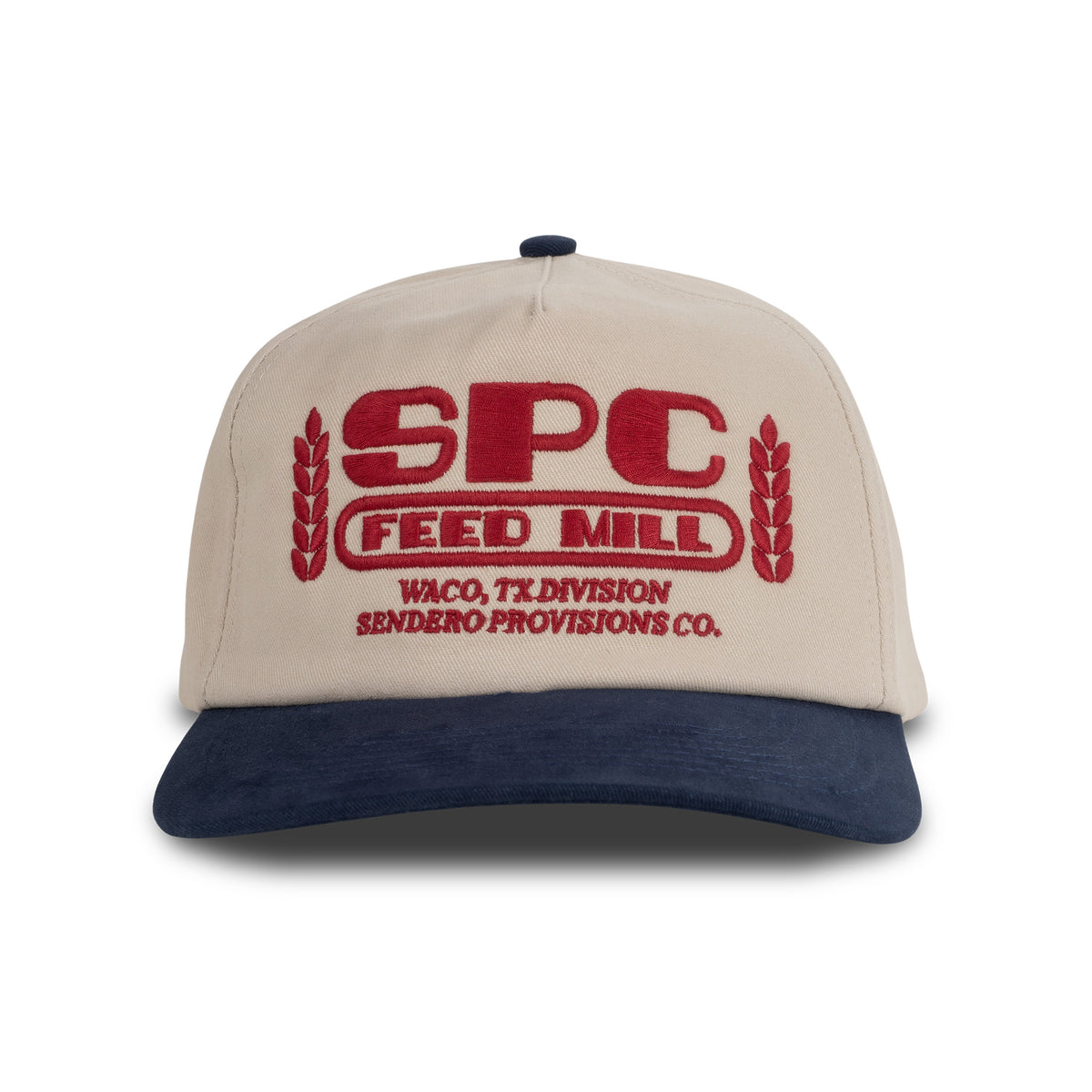 Feed Mill Hat - Cream/Navy