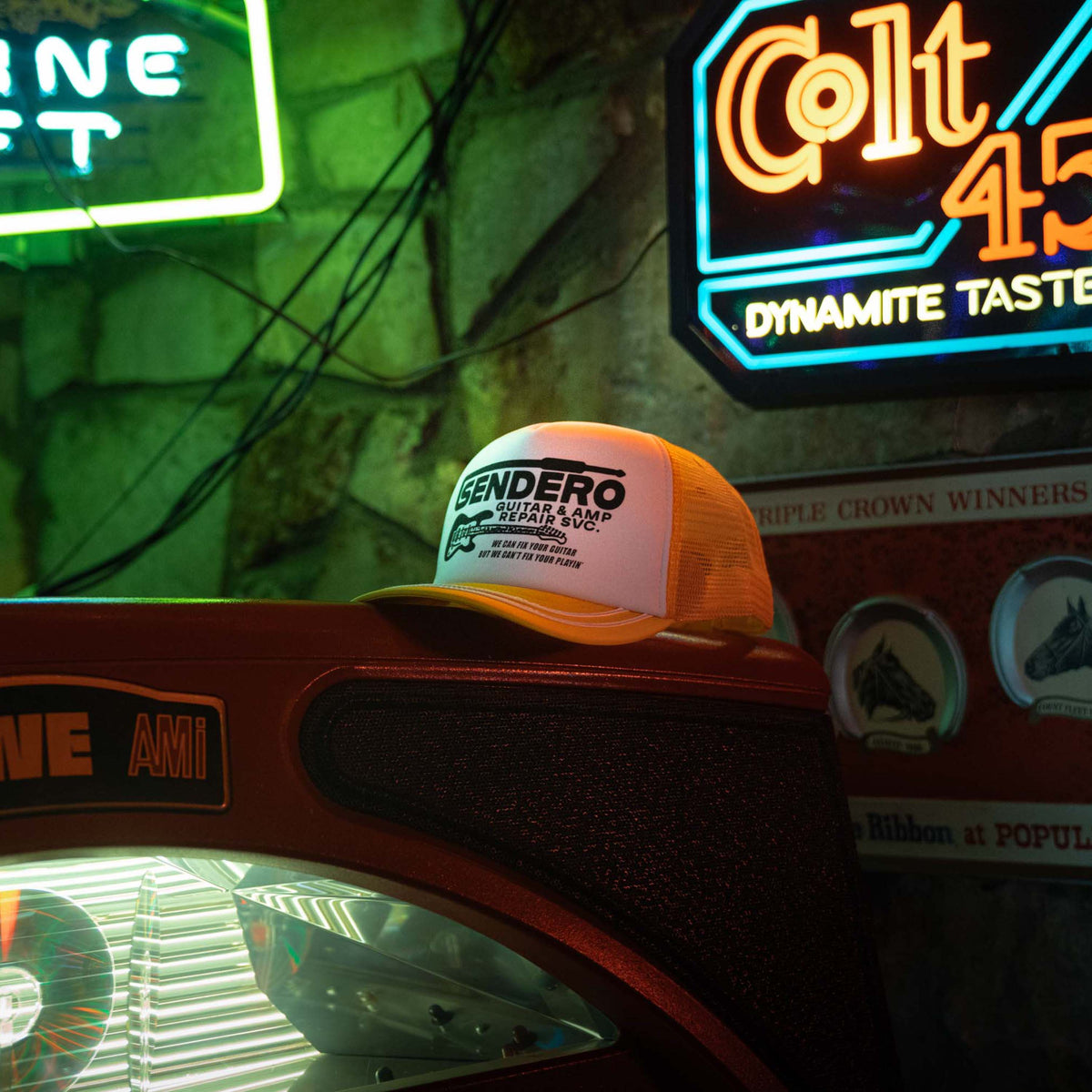 Guitar Repair Hat - Yellow