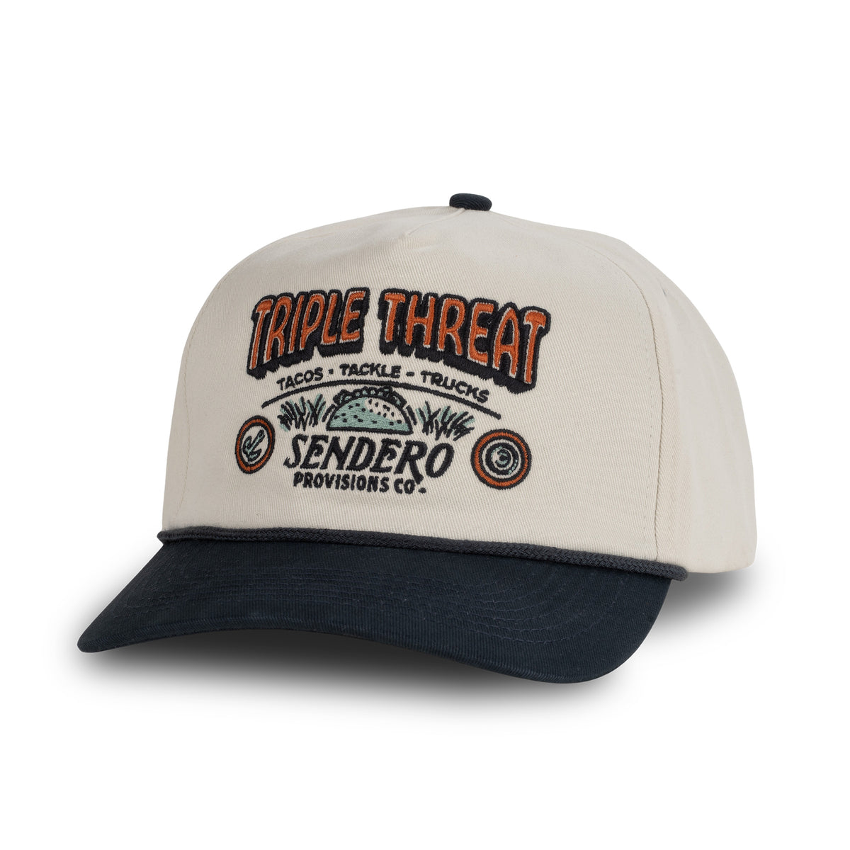 Triple Threat Hat - Cream
