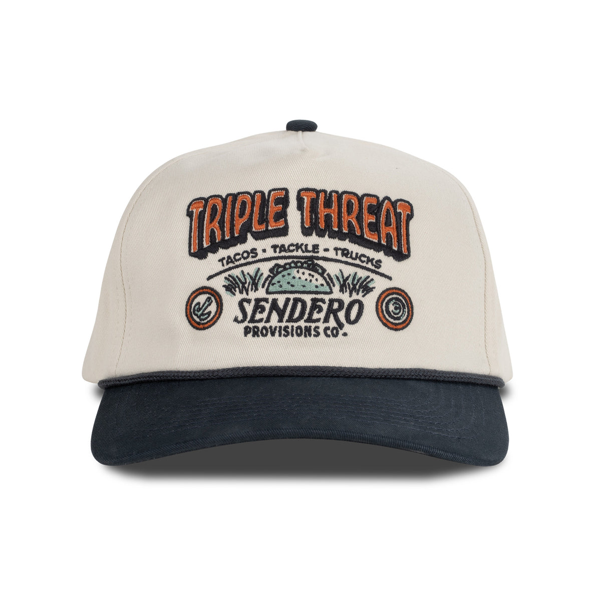 Triple Threat Hat - Cream