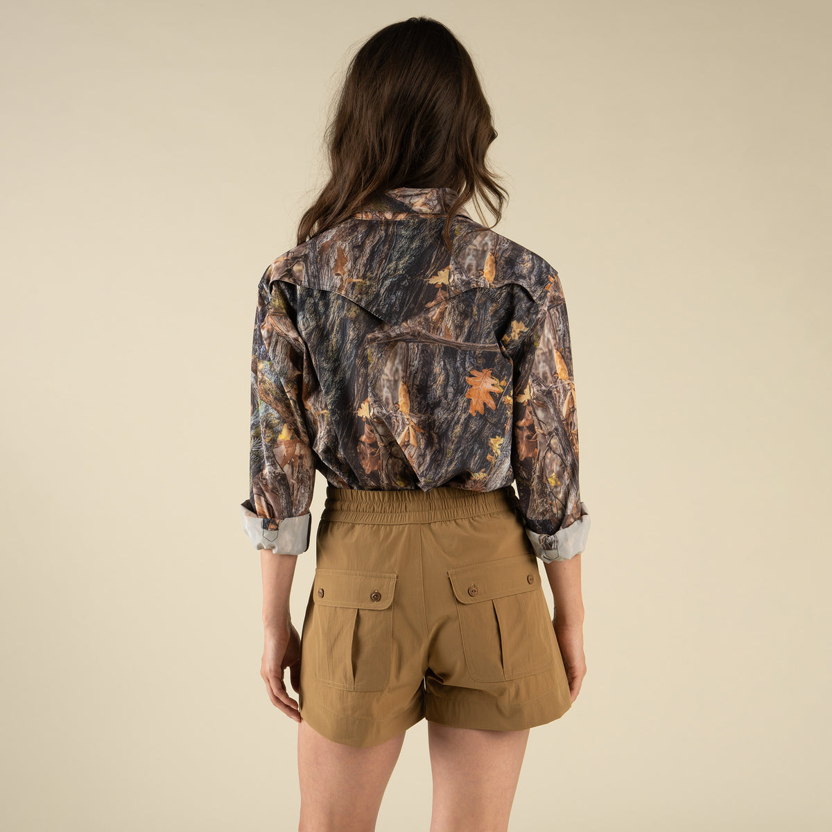 The Solaya Performance Short - Saddlebrush Brown