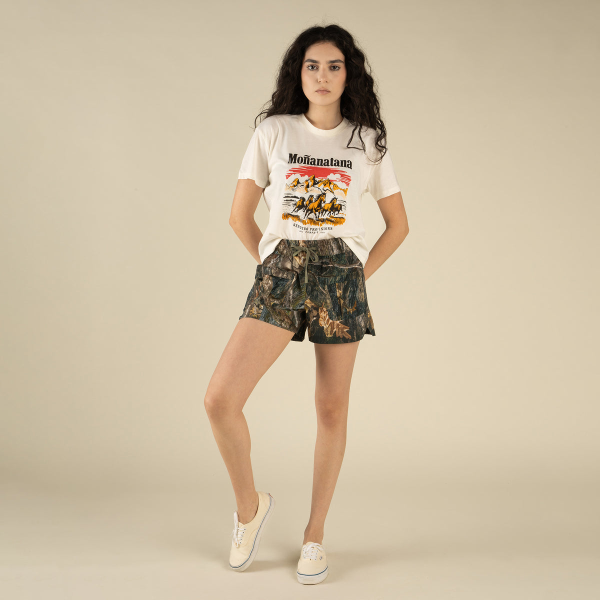 The Solaya Performance Short - Will Tree Camo