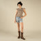Junia Low Waist Denim Short - Sun Fade Blue