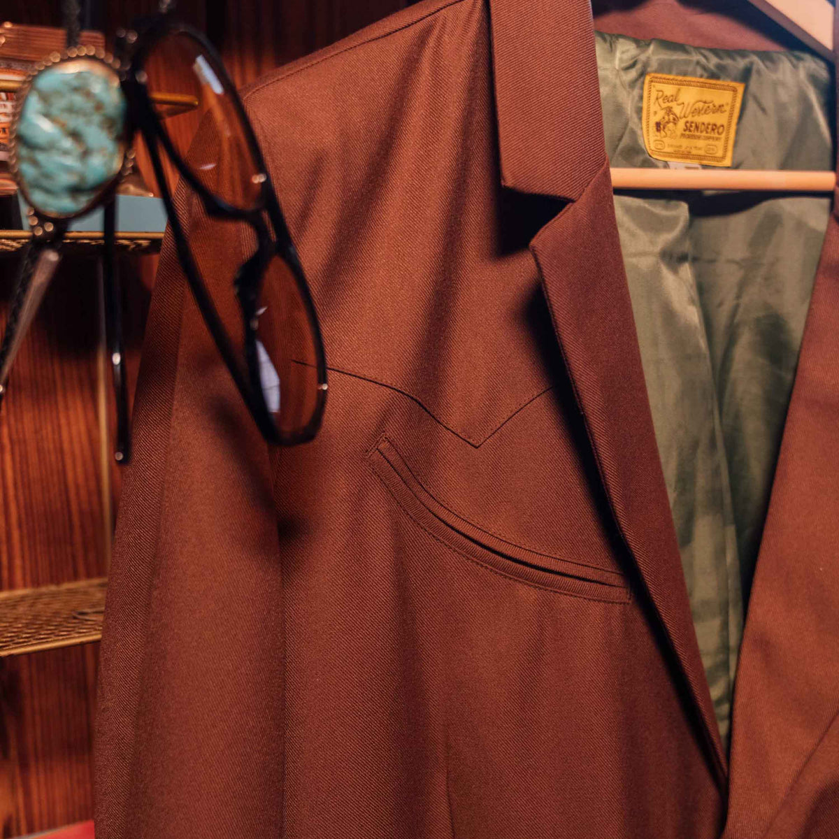 The Everett Western Blazer - Oakroom