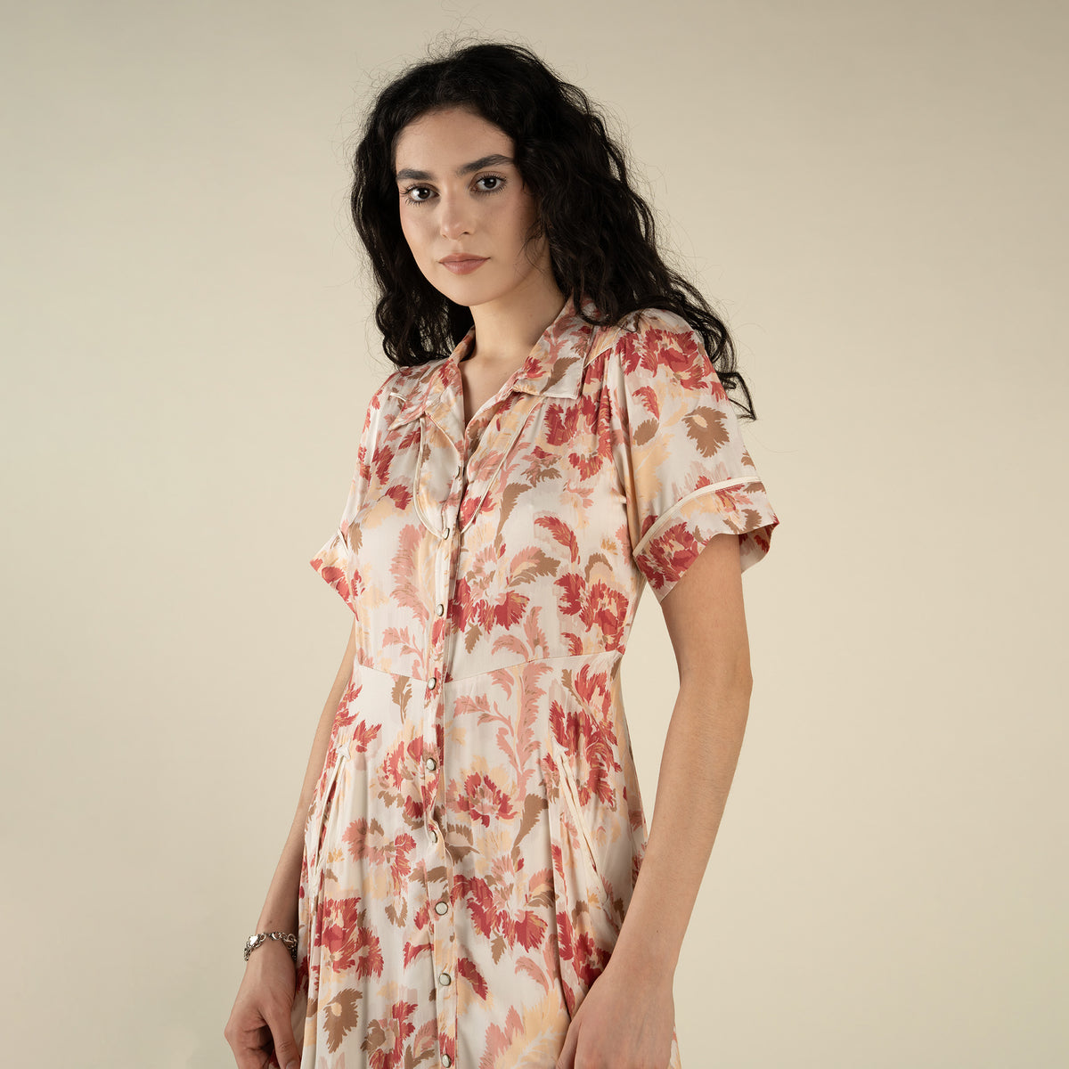 La Dahlia Dress - Alondra - Ivory