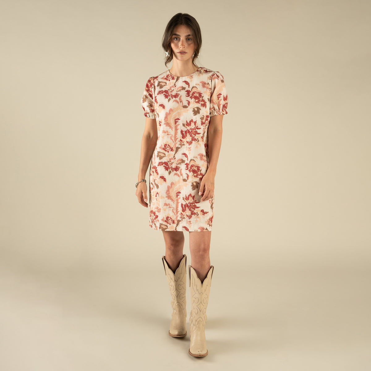 Gabriela Shift Dress - Alondra - Ivory