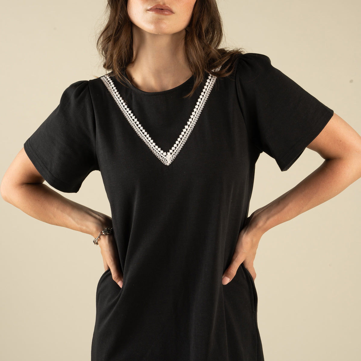 Maravilla Shirt Dress - Black