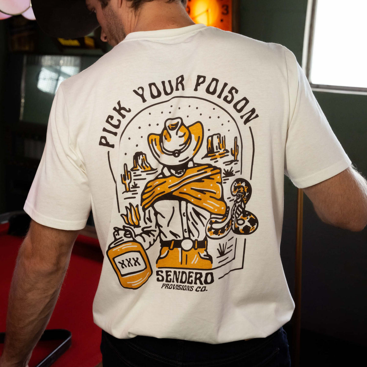 Pick Your Poison T-Shirt - Vintage White