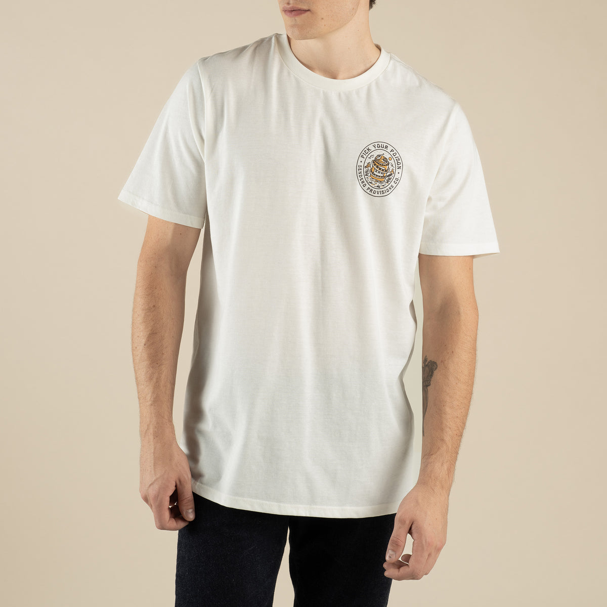 Pick Your Poison T-Shirt - Vintage White
