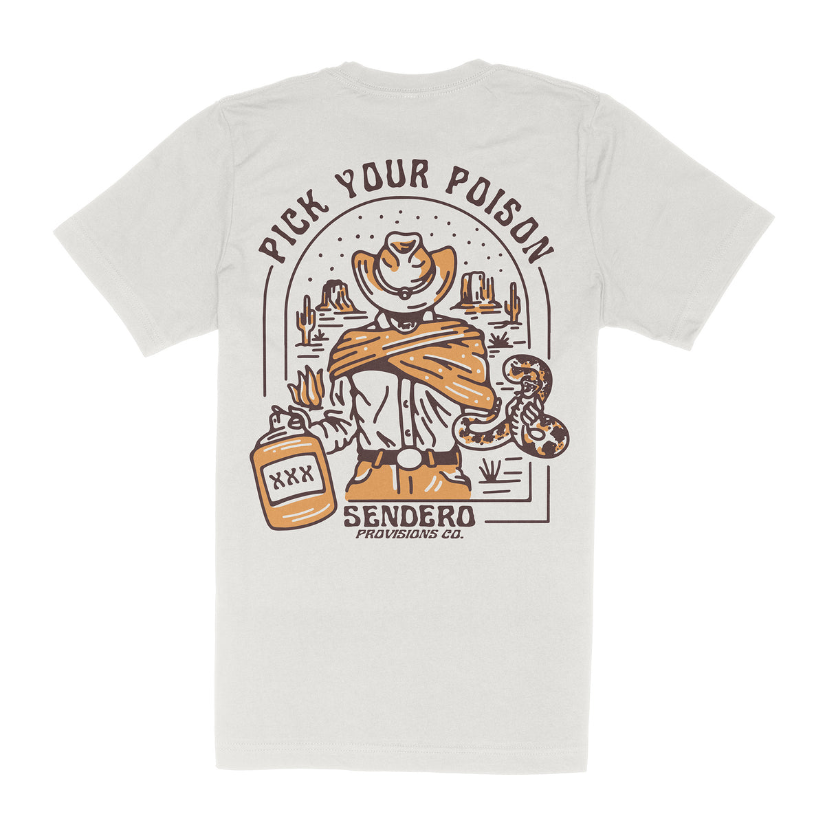 Pick Your Poison T-Shirt - Vintage White