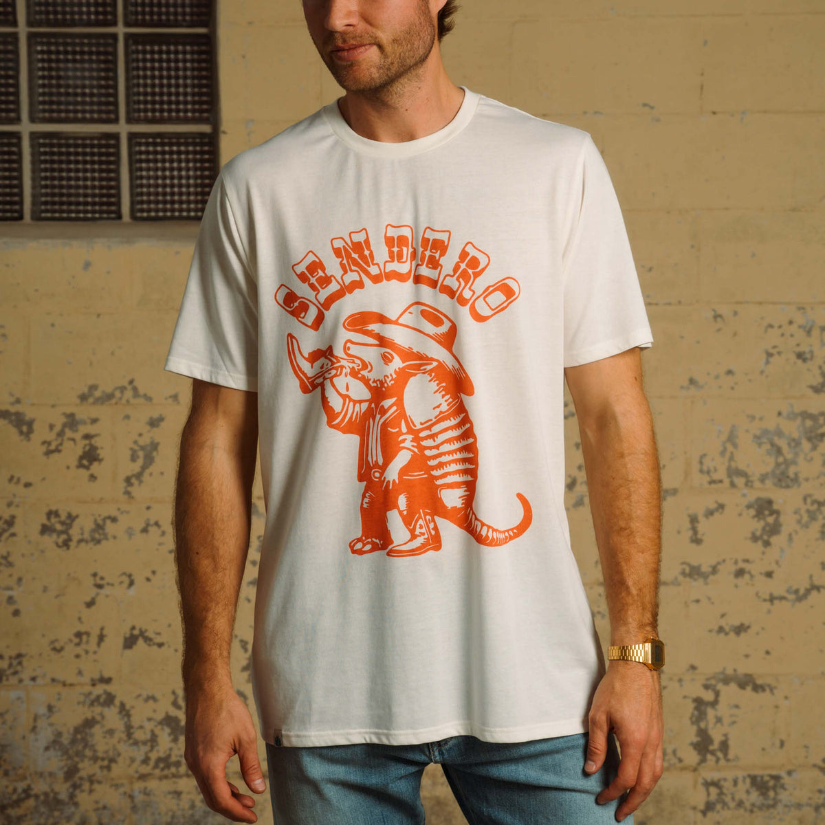 Armadillo T-Shirt - Vintage White