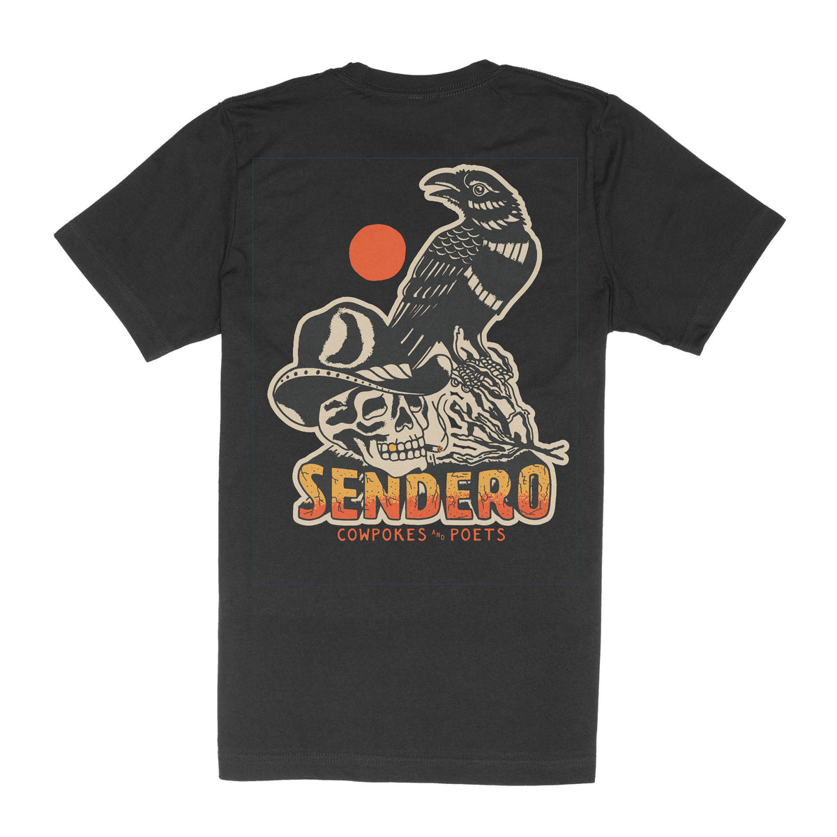 Cowpokes & Poets T-Shirt - Black