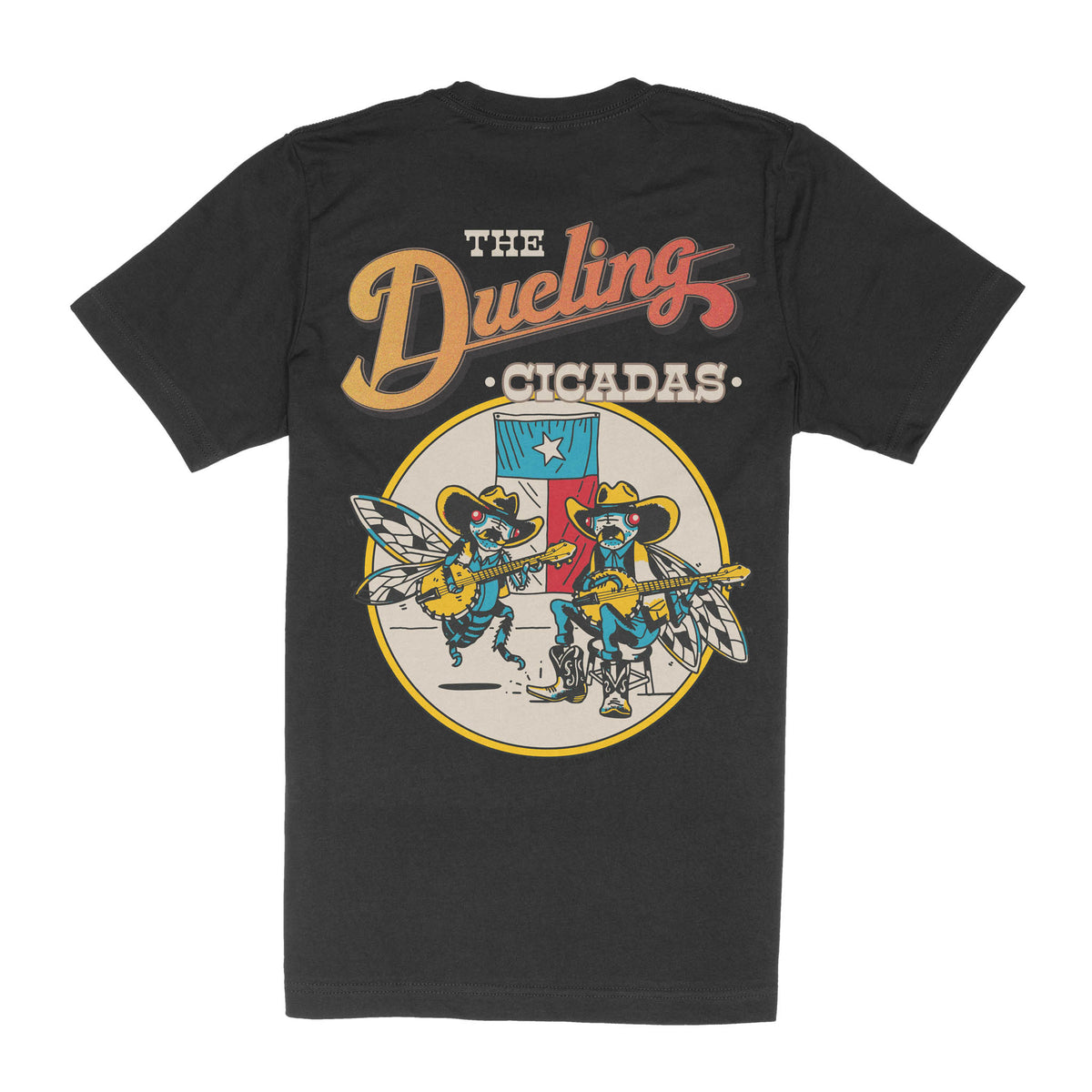Dueling Cicadas T-Shirt - Black